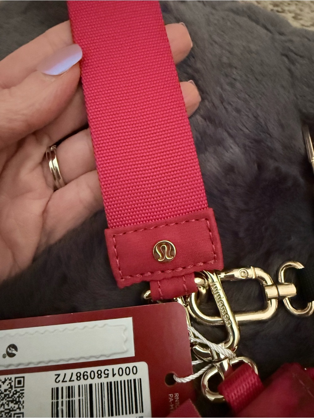 lululemon athletica Red and Black Dual Pouch Wristlet - Picture 2 of 5